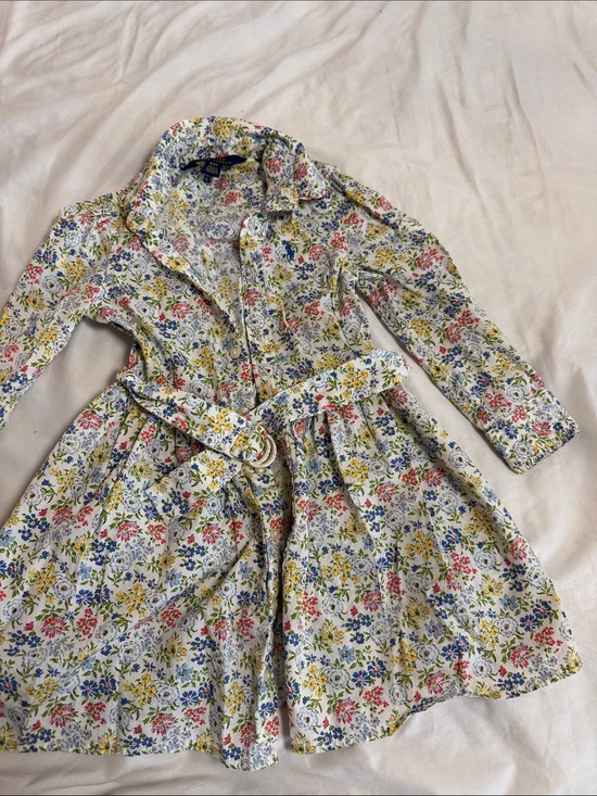 Ralph Lauren Other - Ralph Lauren White Floral Button-Front Dress